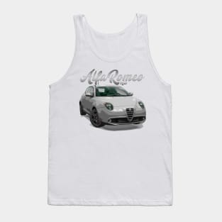 ALFA ROMEO Mito white front Tank Top